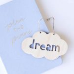 Plan the plans notebook with a wooden dream hanger