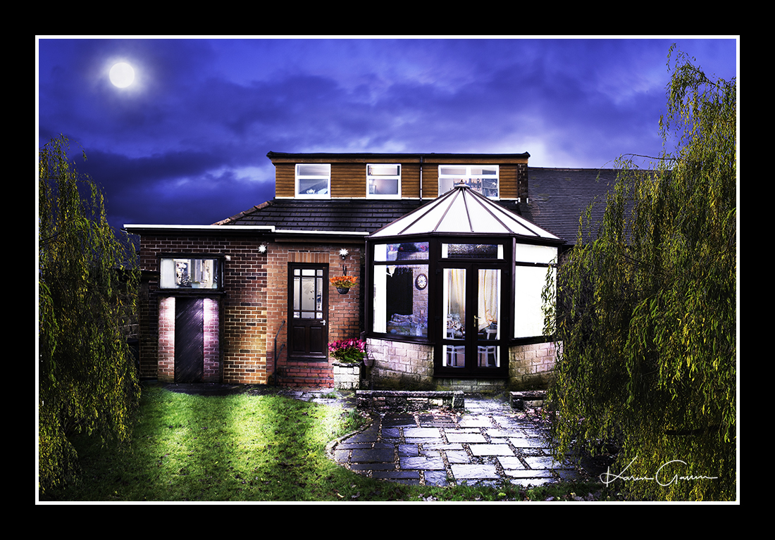 dormer bungalow in the style of a fine art property photograph